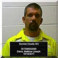 Inmate Matthew Joseph Davis
