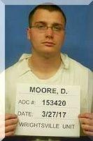 Inmate Dustin Kent Moore