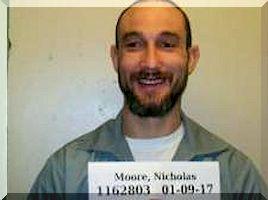 Inmate Nicholas Moore