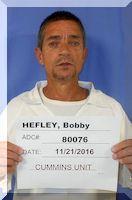 Inmate Bobby L Hefley