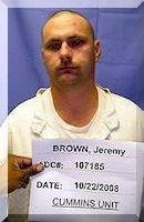 Inmate Jeremy Jason Brown