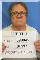 Inmate Larry W Evert