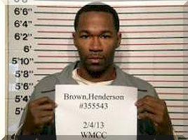 Inmate Henderson Brown