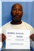Inmate Cedric M Burks