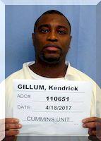 Inmate Kendrick D Gillum