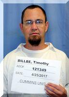 Inmate Timothy P Billbe