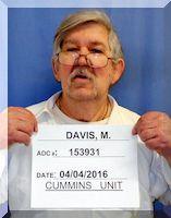 Inmate Morris D Davis