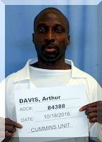 Inmate Arthur D Davis Jr