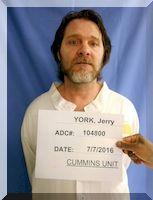 Inmate Jerry D York