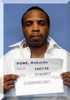 Inmate Rekardo M Pore