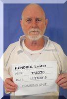 Inmate Lester L Hendrix