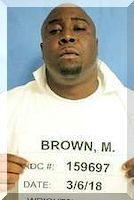 Inmate Marcus Andrea Brown