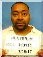 Inmate Marcus D Hunter