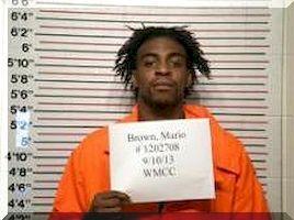 Inmate Mario A Brown
