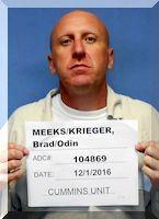 Inmate Brad Odin A Meeks Krieger