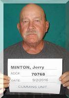 Inmate Jerry D Minton