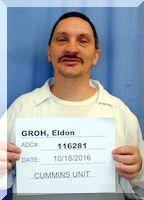 Inmate Eldon R Groh