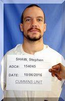 Inmate Stephen Shaw