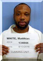 Inmate Matthias T White