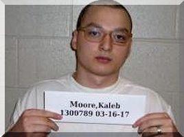 Inmate Kaleb P Moore