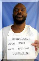 Inmate Jeffery B Gibson