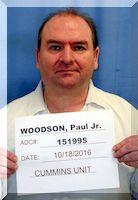 Inmate Paul R Woodson Jr