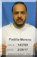 Inmate Oscar A Padila Moreno