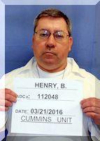 Inmate Bobby D Henry