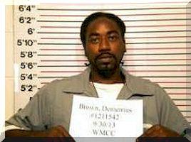 Inmate Demetrius D Brown