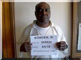 Inmate Walter Bowden