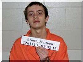 Inmate Matthew Brown