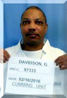 Inmate Greg D Davidson