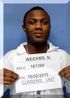 Inmate Nicholas Q Weeams