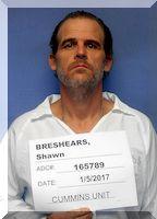 Inmate Shawn D Breshears