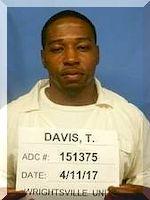 Inmate Terrence Davis