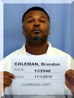 Inmate Brandon Coleman