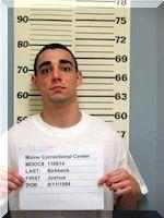 Inmate Joshua Michael Birkbeck