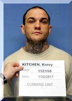Inmate Korey J Kitchen