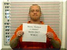 Inmate Matthew Moore