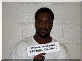 Inmate Vendarius D Brown
