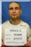 Inmate Zachary A Geels