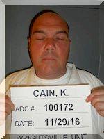 Inmate Kevin F Cain