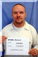 Inmate Robert M Webb