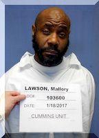 Inmate Mallory T Lawson