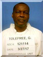 Inmate George E Tolefree