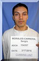 Inmate Sergio Morales Carrera