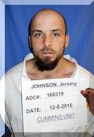 Inmate Jeremy W Johnson