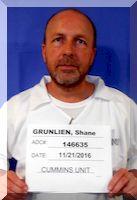 Inmate Shane A Grunlien