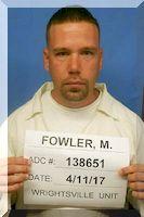 Inmate Michael G Fowler