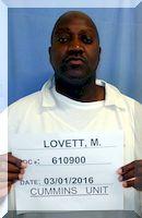 Inmate Mario Lovett